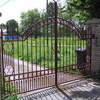 ornate steel gate